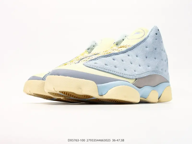 Air Jordan Sepatu Basket Kolaborasi Suede Patchwork DX5763-100 #2793354463025